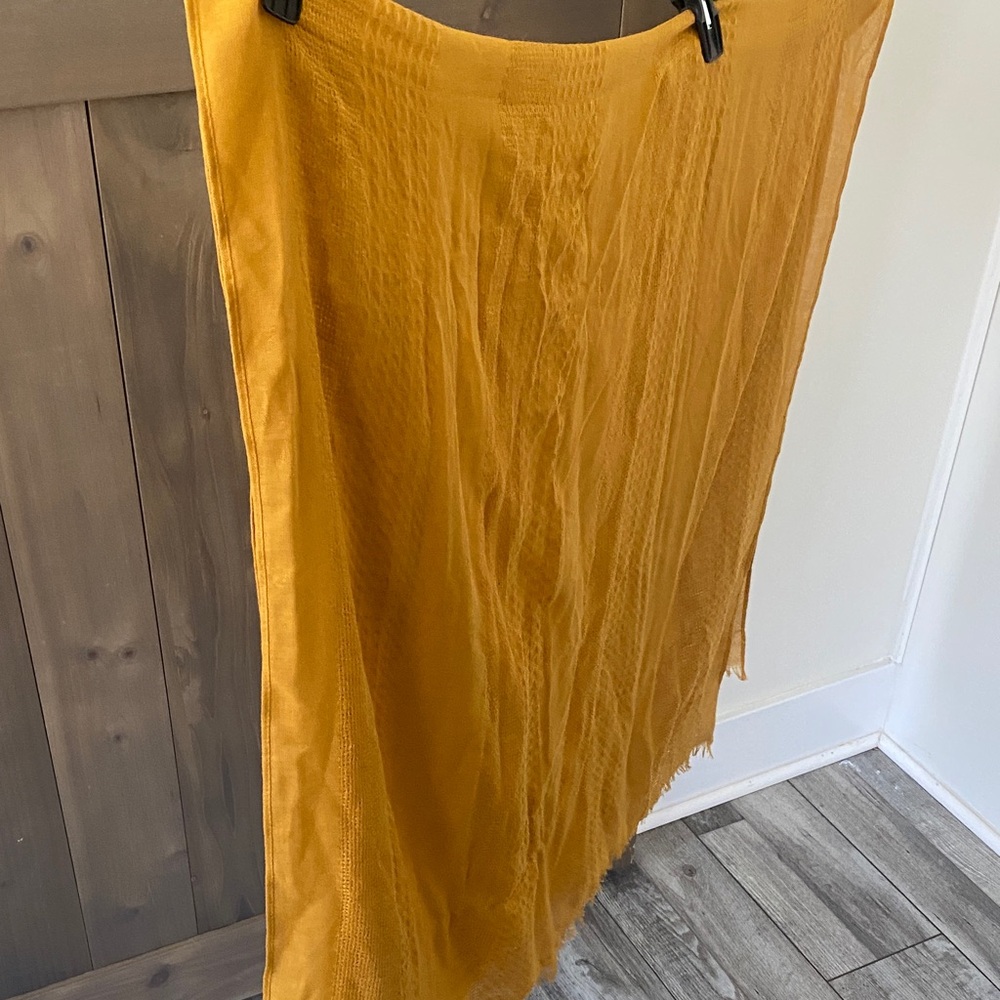 Mustard Yellow Women’s Maxi scarf